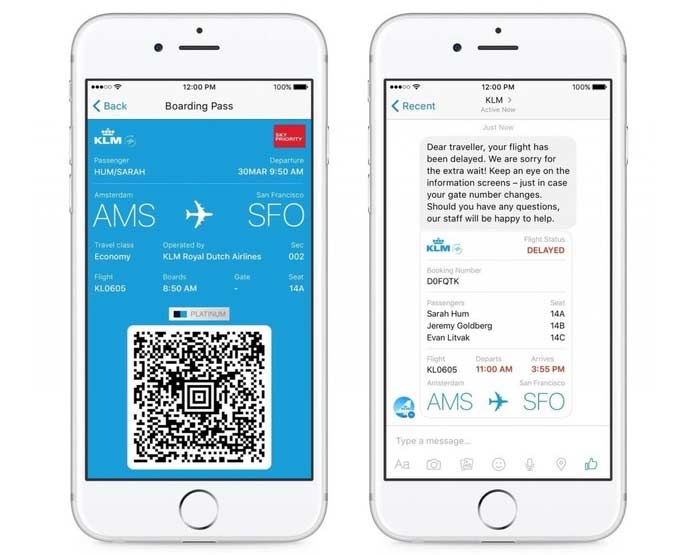 KLM-Airlines-travel-chatbot