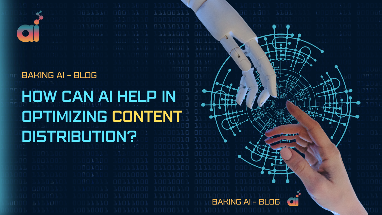 How can AI help in optimizing content distribution?