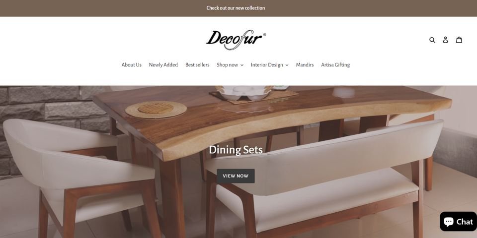 Decofur website